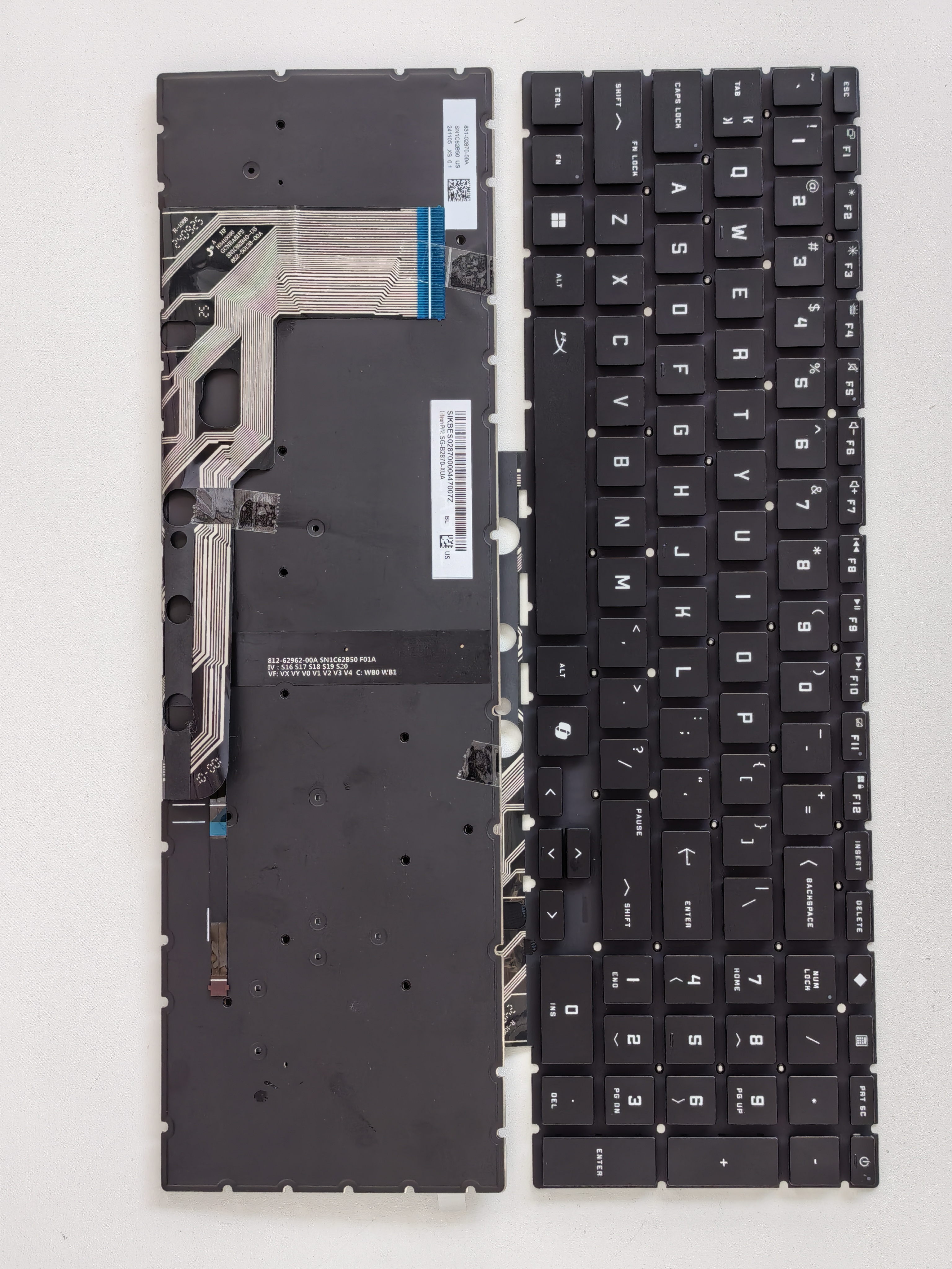 Picture of New Replacement Laptop Keyboard For HP 17-DB/17Z-DB AI key BLACK Backlit US Layout